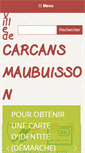 Mobile Screenshot of carcans.fr